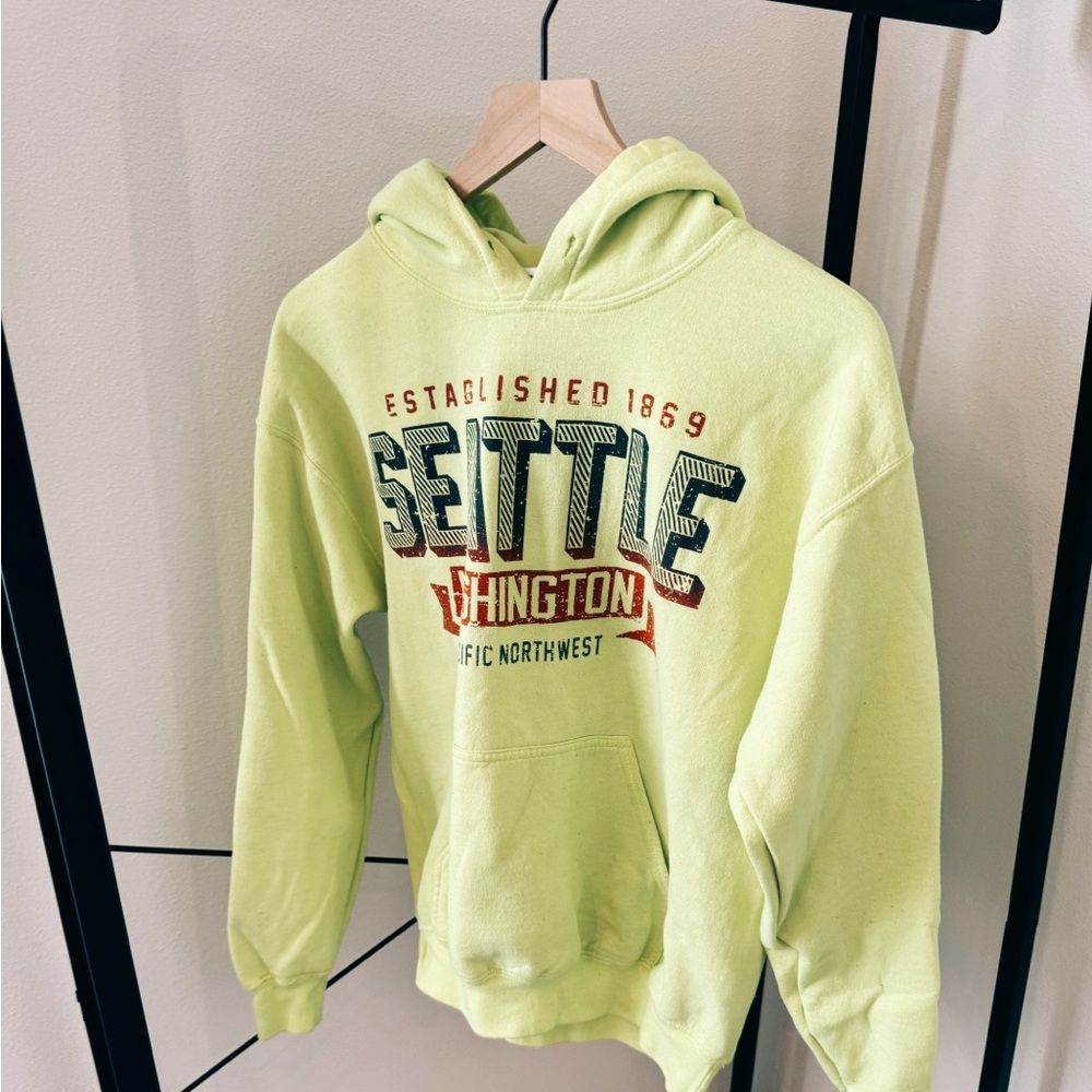 Neon Seattle hoodie